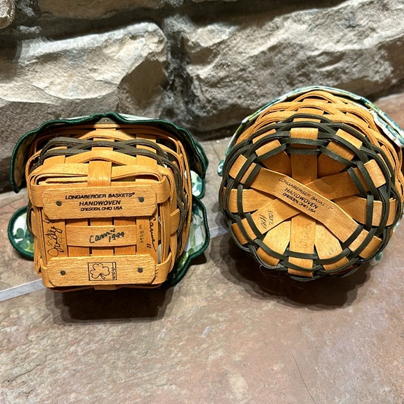 Longaberger basket set - Picture 2 of 3
